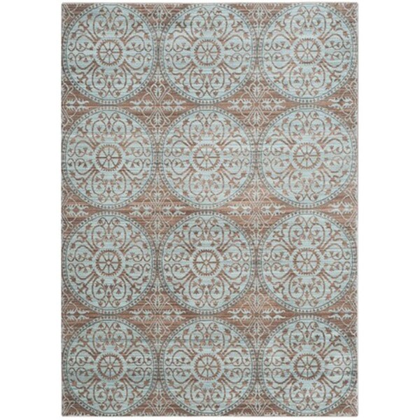Safavieh Valencia Power Loomed Rectangle Rug- Brown - Alpine- 4 x 6 ft. VAL214H-4 - main